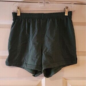 Soffe stretchy green shorts S